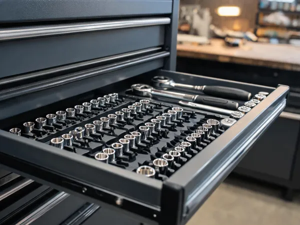 Socket drawer layout
